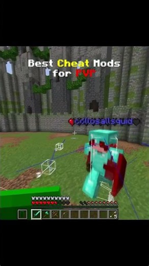 "Best Cheat Mods for PVP" #minecraft #shorts