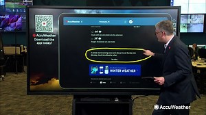 Tracking winter weather with the free AccuWeather app