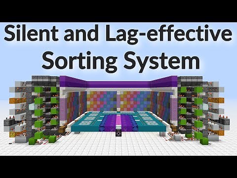 Minecraft: Silent, Lag-effective Multi-Item Sorting System