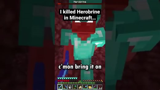 The strategy that helped me finally beat Herobrine