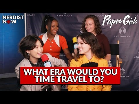 Paper Girls Cast Talks Time Travel, Comic-Con, and More