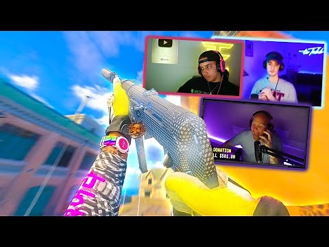 Killing Twitch Streamers with Movement in Warzone (Both Povs)