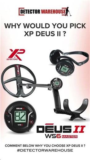 Why would you pick the XP DEUS II? 🤔 #detectorwarehouse #metaldetector #deus2