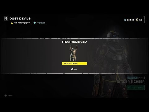 HELLDIVERS 2 Raider's Cheer Emote