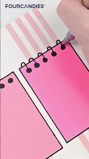 A pink sticky note to-do setup 💗