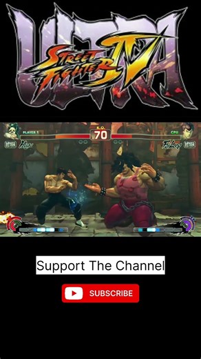 Hugo vs Fei Long | Hugo Gameplay usf4 #shorts #gamingshorts #ultrastreetfighteriv