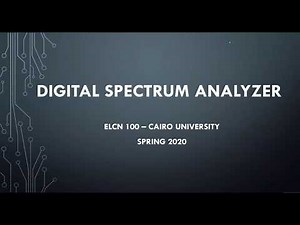Digital Spectrum Analyzer in LabVIEW - ELCN100