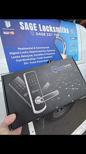 The McGrath MLNX1 installed & paired with a USB-C wifi gateway for remote access, notifications & lock management. The MLNX1 has 6 ways to unlock: Bluetooth App, WiFi via Gateway, PIN code, RFID card or sticker, fingerprint & manual key override 🔑..checkout the McGrath Locks range at https://mcgrathlocks.com.au/mlnx1-digital-lock/ or reach out to us on 0458 227 758 for a free on-site quotation #sagelocksmiths #mcgrathlocks #security #AccessControl #locksmith #HomeImprovement #digitallock #MLNX1