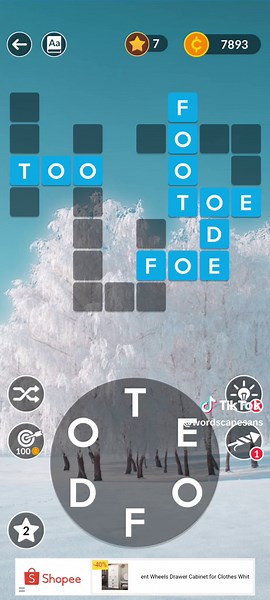 Level 403 - Wordscapes Answers #wordscapes #wordscapesanswers #fyp