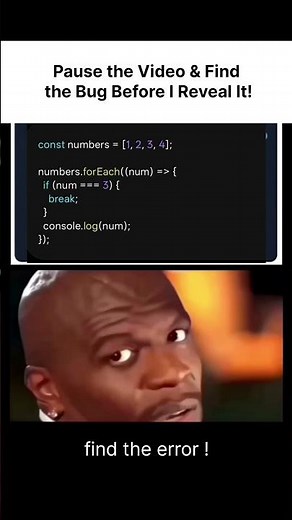 Why This JavaScript Code Is Not Working? 🤔 Find the Error! #javascript #devloper #debug #error