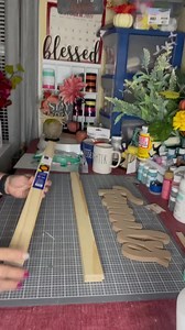 252K views · 5.2K reactions | Look what you can make out of some paint sticks and a "Family" sign from the Dollar Tree with a bit of ribbon! Love this!  | Simply Blessed Designz | Facebook