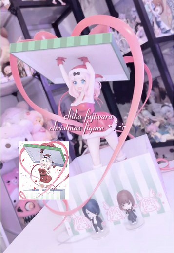 unboxing video of the chika fujiwara christmas present 1/7 scale anime figure from the anime series kaguya-sama: love is war!! i waited almost a month for this figure to arrive and she couldn't have come at a better time with christmas being in 5 days!! she's so much bigger and cuter in person >.
