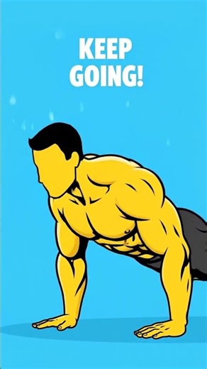 24-Second Push-Up Challenge for Men 💪 Core & Arms Burn! #Shorts #fitnessshorts