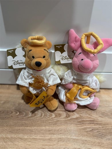 Vintage Disney Store Plush Toys: Choir Angel Winnie the Pooh and Piglet | With Original Tags - Etsy