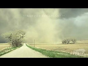 04-17-2025 Seward, NE - Incredible close range big dusty tornado, big hail, and storm structure