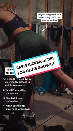 Gluteus Medius Kickbacks: Build Your ShelfBooty with Cable Kickbacks!