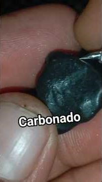 carbonado black diamond AT home Easy méthods to test
