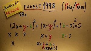 53K views · 945 reactions | Como não tomar muito tempo no Sistema Linear. Fuvest é referência, já em 1998 com questões mitológicas. Aulas A+ apresenta o raciocínio. | Aulas A+ | Facebook
