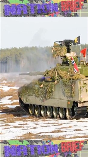 Norwegian Army firing 30mm ammo mounted on Puma Infantry Fighting Vehicle