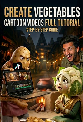 How to Make AI Vegetable Cartoon Videos for TikTok