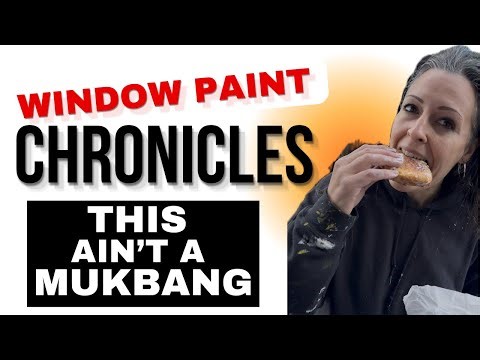 WINDOW PAINT CHRONICLES: #19 This ain’t a Mukbang