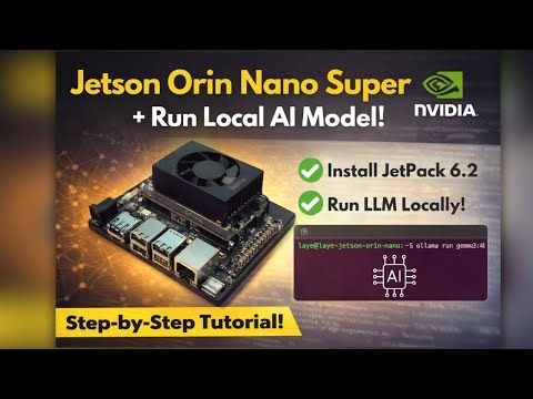 Jetson Orin Nano Super Setup: Install JetPack 6.2 + Run a Local LLM (Gemma 3 4B)