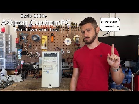 Early 2000s AOpen CustomPC: Teardown and test