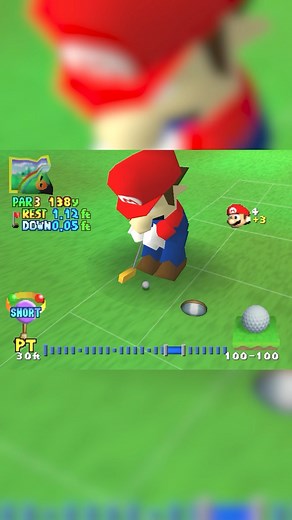 Mario getting a “nice shot” in Mario Golf 64 #retrogaming | Nostalgic Game Sounds