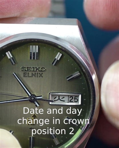 Seiko Elnix Watch Setting Operations #shorts