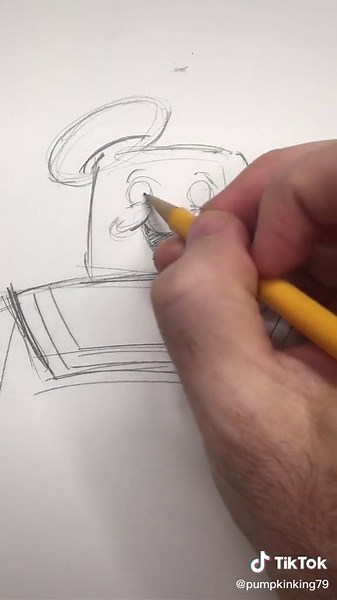 Drawing Stay Puft Marshmallow Man Tutorial