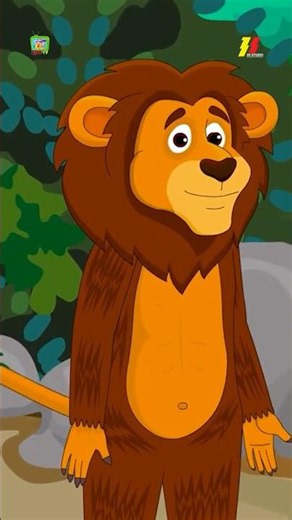 Panchatantra Ki Kahaniyan - शेर और मूर्ख गधा #1 #cartoon #story #kidsshorts #shorts #kidsvideo