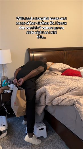 Nika Diwa on Instagram: "I knew wifey was having trouble finding dresses that fit at 36 weeks. After a hospital scare, I knew she’d want to curl up in bed and skip date night altogether. So I stepped in to make it easier. Gentlemen, remember - while your woman is carrying the baby, it’s your responsibility to carry her. 🤎🙏🏿"