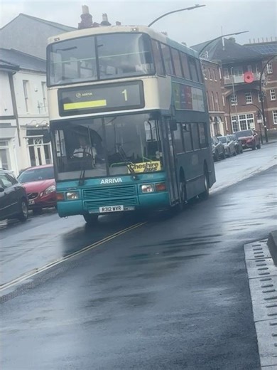 Arriva Merseyside Preserved Olympian Northern Counties R312WVR At Wrexham Bus Station 1/1/2026