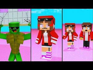 Minecraft - JJ Sister and Mikey & JJ - Power 🔥 | Tiny Craft