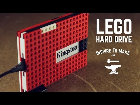 How to mod a SATA drive case - LEGO Kingston SSD drive enclosure