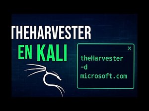 THEHARVESTER en kali Linux, Encuentra Emails, Dominos y más
