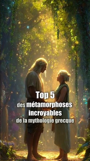 Top 5 des métamorphoses de la mythologie grecque !