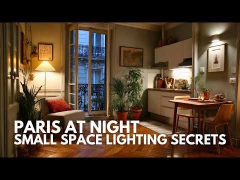 The Art of Parisian Lighting | Creating a Cozy Night Ambiance in Small Apartments