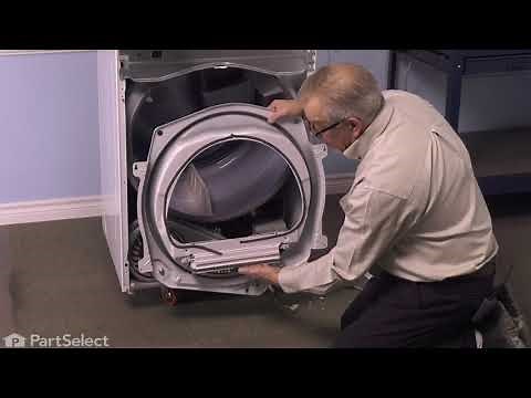 Whirlpool Dryer Repair - How to Replace the Drum Roller Shaft (Whirlpool Part # WPW10359271)