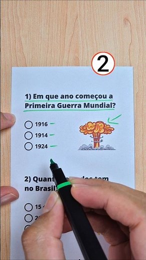 Em que ano começou a Primeira Guerra Mundial? Quiz de história e Geografia