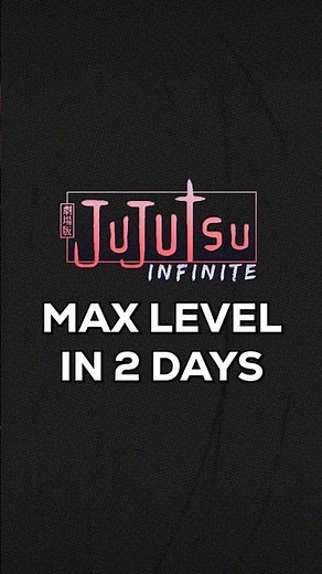 MAX LEVEL IN HALF THE TIME JUJUTSU INFINITE #jujutsuinfinite #roblox