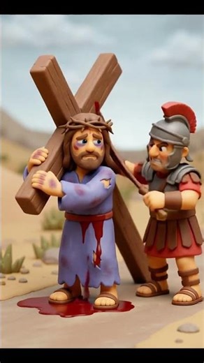 Jesus Raises Lazarus | Claymation Diorama Bible Miracle #shorts #jesus