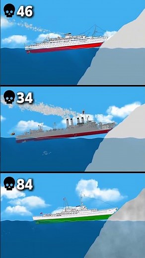 Different Ships vs Iceberg (7) #floatingsandbox