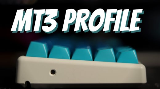 A quick look at the MT3 keycap profile