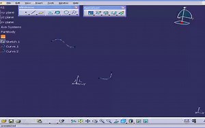 01-130 CATIA v5 TUTORIAL surface design ( Connect Curve )