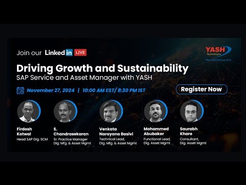 Driving Growth and Sustainability: SAP Service and Asset Manager with YASH