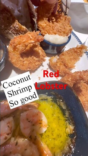 RED LOBSTER ENDLESS SHRIMP IS BACK WITH COCONUT SCAMPI MARRY ME SHRIMP & MORE #redlobster #shrimp