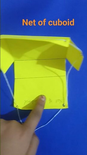 diy pullup net of cuboid easy and fun mathematics for beginners #3danimation#trending #viral #maths