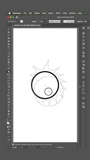 Create a Speech Bubble with Crystallize Tool! #shorts