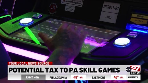 Potential tax to PA Skill Games